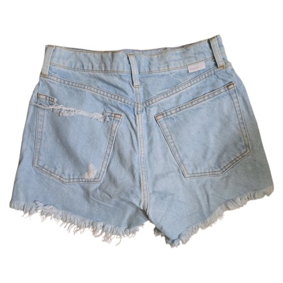 Boyish Cody High Rise Cut Off Shorts Spectacular Now 26 Sustainable Light Wash - Picture 4 of 9